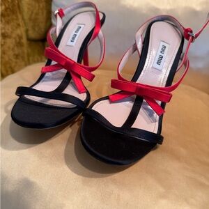 Miu Miu bow tie heels